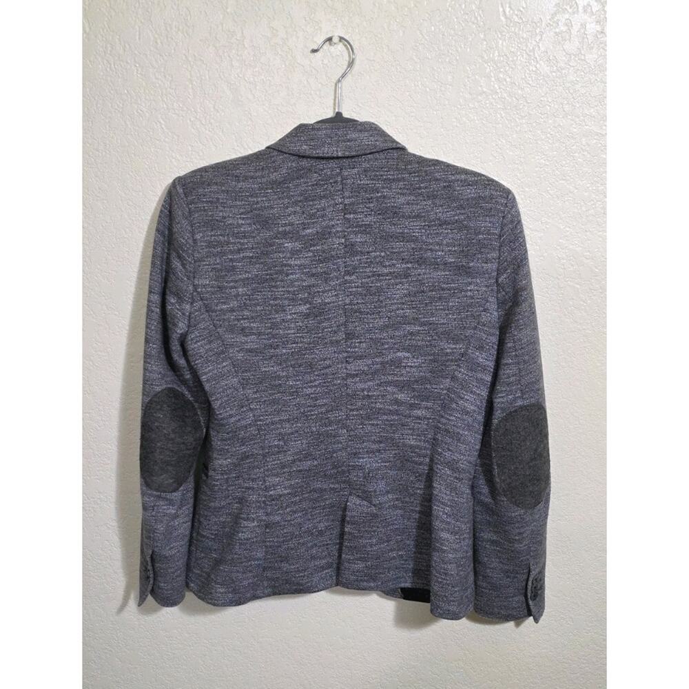 Zara Basics Medium Elbow Patch Grey Dandelion Lin… - image 3